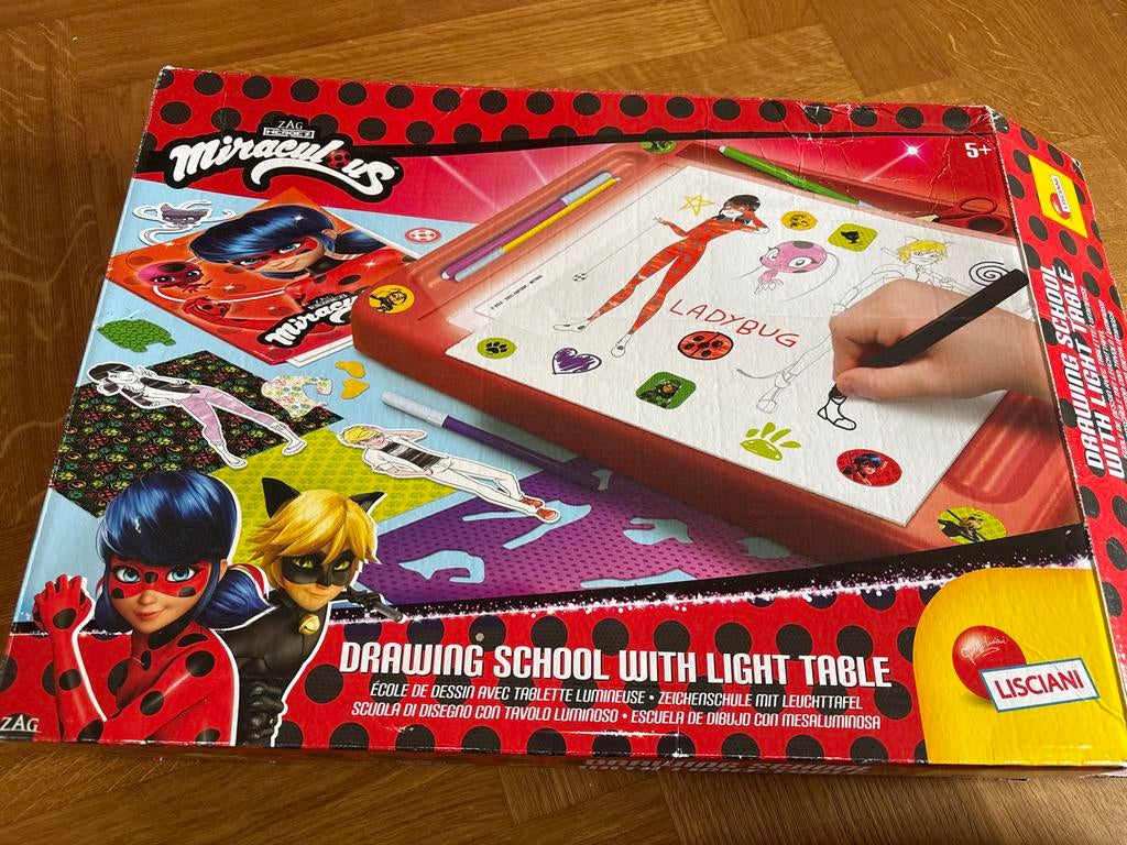Miraculous Licht Tekentafel - Zo goed als nieuw, Ophalen of Verzenden, Zo goed als nieuw, Knutselen, Met licht