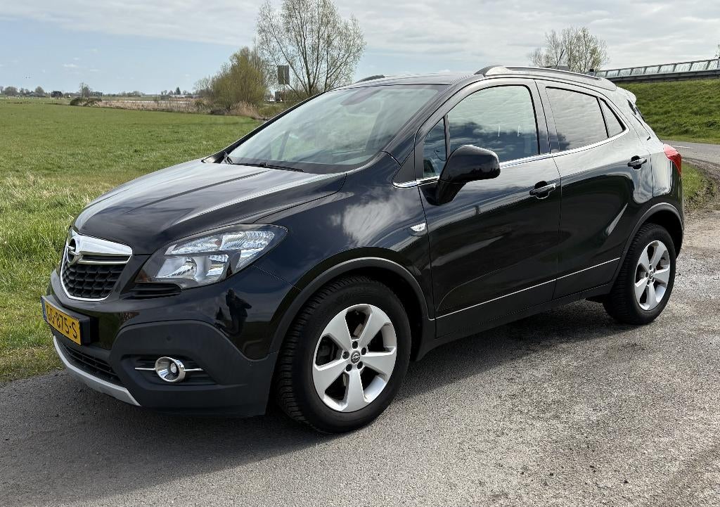 Opel Mokka, 1.4 T Cosm, Sch/dak, FlexF fietsdr. APK mei 2027, Voorwielaandrijving, 4 cilinders, Zwart, Handgeschakeld