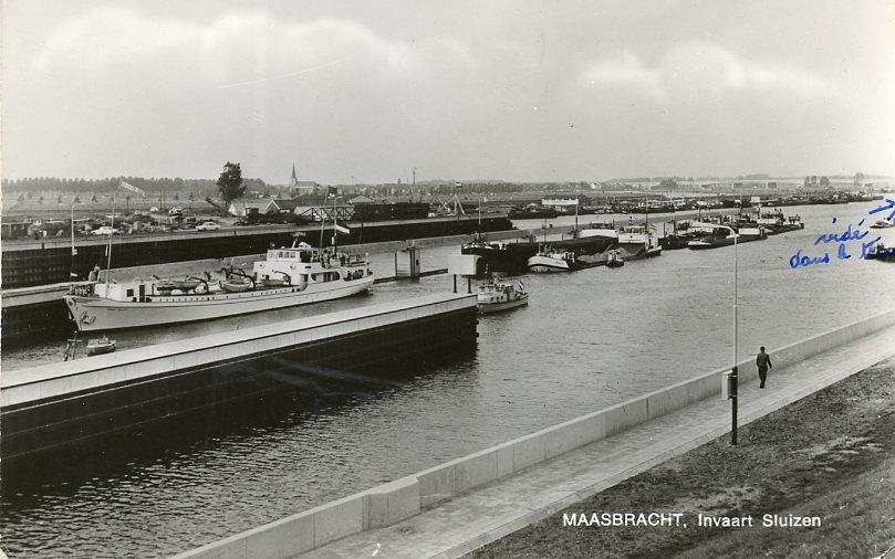 MAASBRACHT – Invaart sluizen 1979 (VK364), Verzenden, 1960 tot 1980, Gelopen, Noord-Brabant