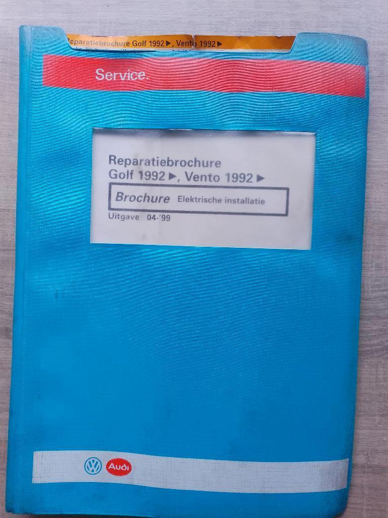Werkplaatsboek Vw Golf 3 +VR6 Cabrio Elektrische installatie, Ophalen of Verzenden, Gelezen, Volkswagen