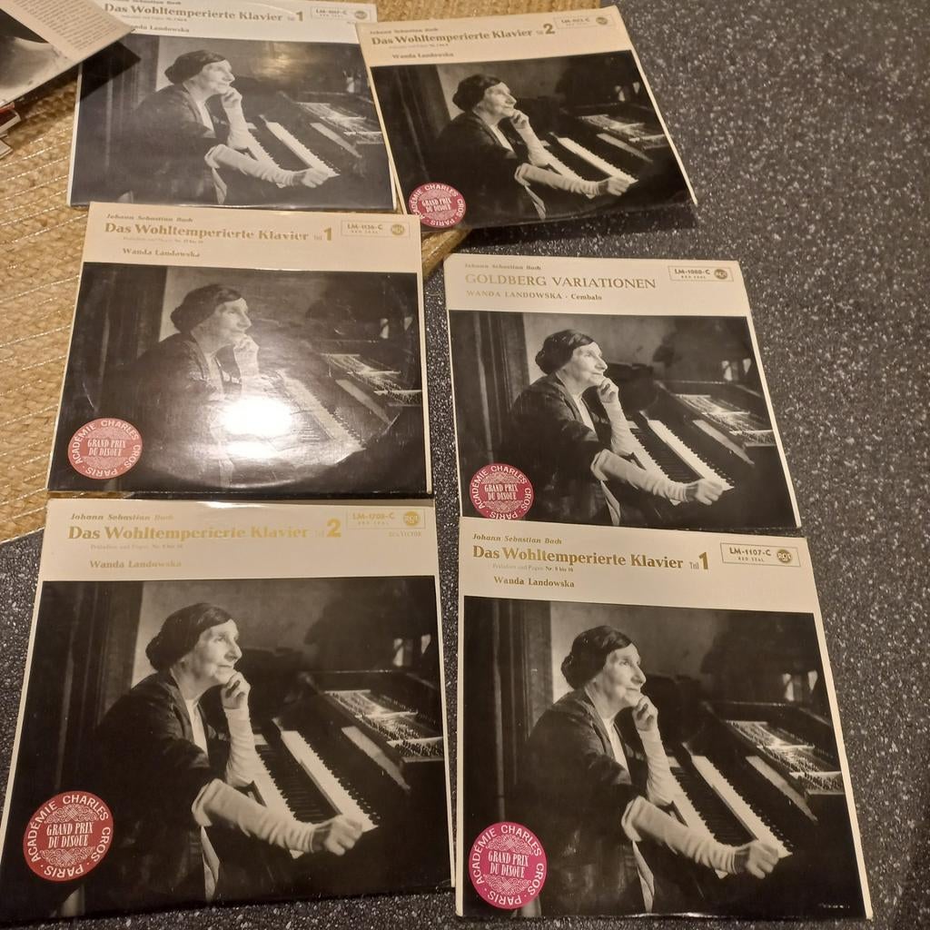 Lp's das wohltemperierte Klavier, Ophalen of Verzenden, Zo goed als nieuw, Panty