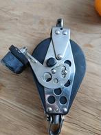 Schootblok katrol met klem, Ophalen of Verzenden, Gebruikt, Lijn of Blok