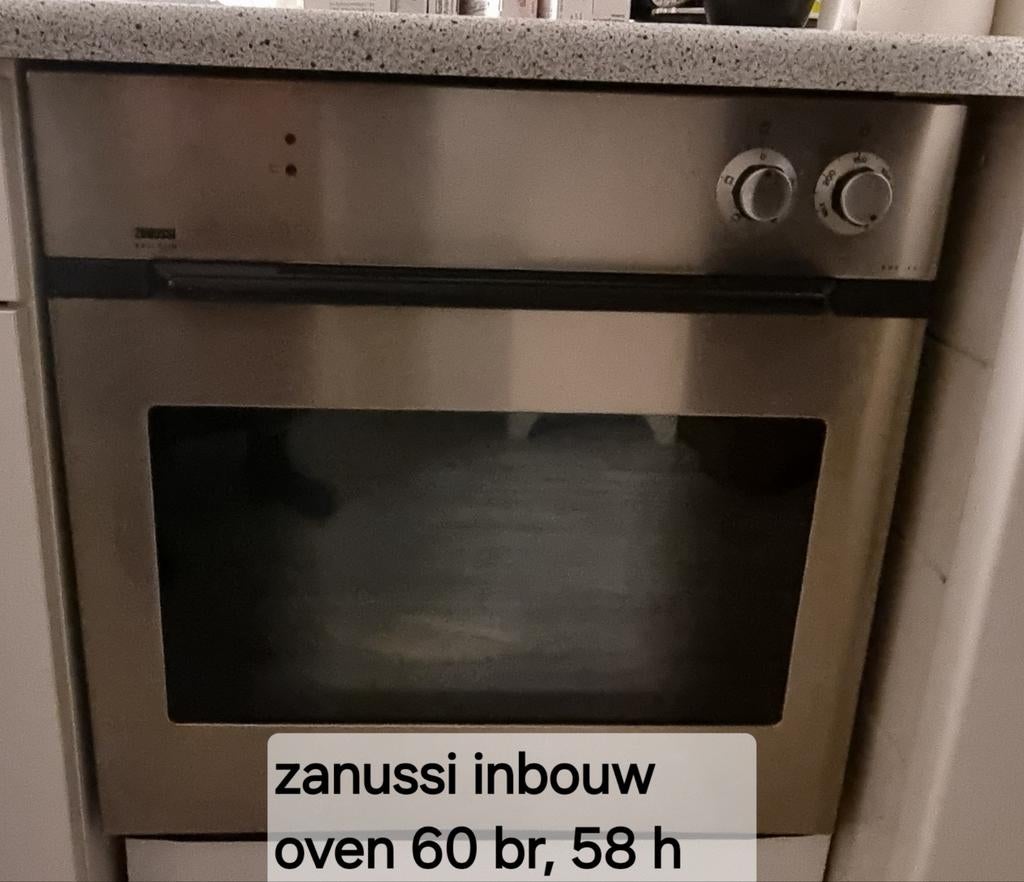 Inbouw zanussi oven, Ophalen, 45 tot 60 cm
