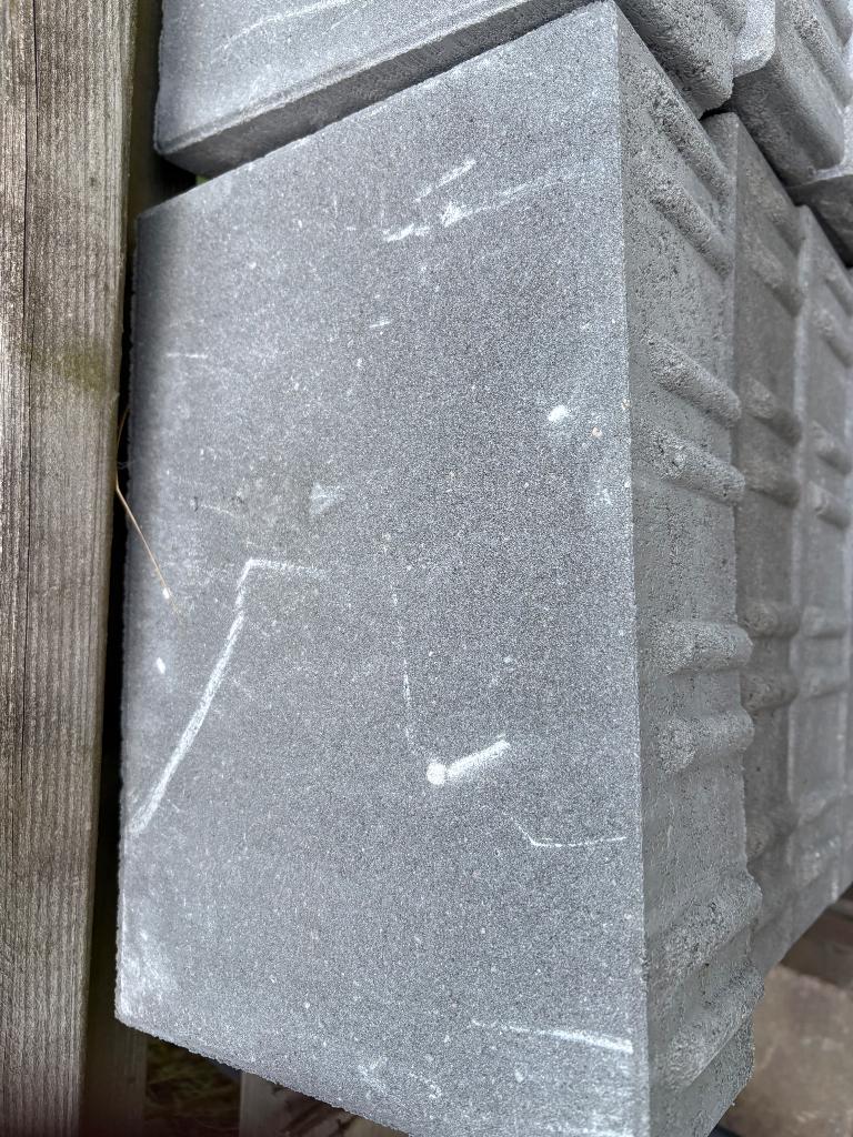 GRATIS Betontegels (nieuw Cobbler Stone), Tuin en Terras, Tegels en Klinkers, Ophalen, Nieuw, 5 tot 10 m², Beton