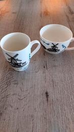 2 World of Jet Holland mokken met molen en boot, Huis en Inrichting, Keuken | Servies, Ophalen, Keramiek, Zo goed als nieuw, Overige stijlen