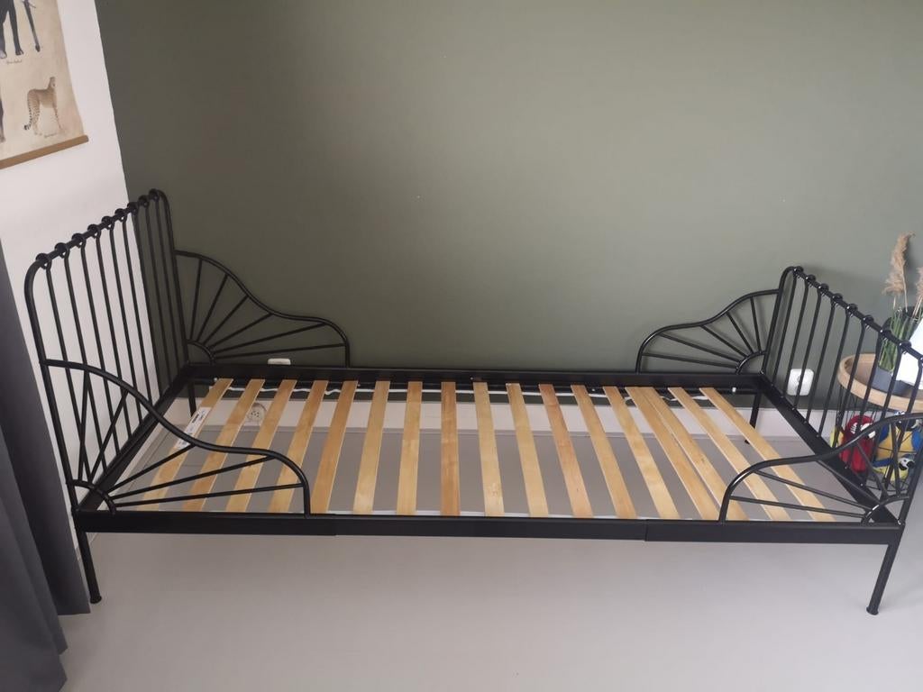 Meegroeibed Ikea Minnen, Ophalen, Zo goed als nieuw, 180 cm of meer, 70 tot 85 cm