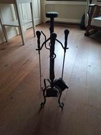 Haardstel zwart metaal - Gebruikt, Ophalen, Gebruikt, Vrijstaande haard, Houthaard