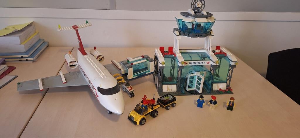 Groot vliegveld Airport set lego, Ophalen of Verzenden