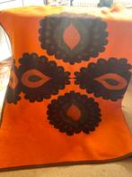 Vintage AaBb keurdeken van Dralon - Oranje/Bruin, Ophalen, Gebruikt