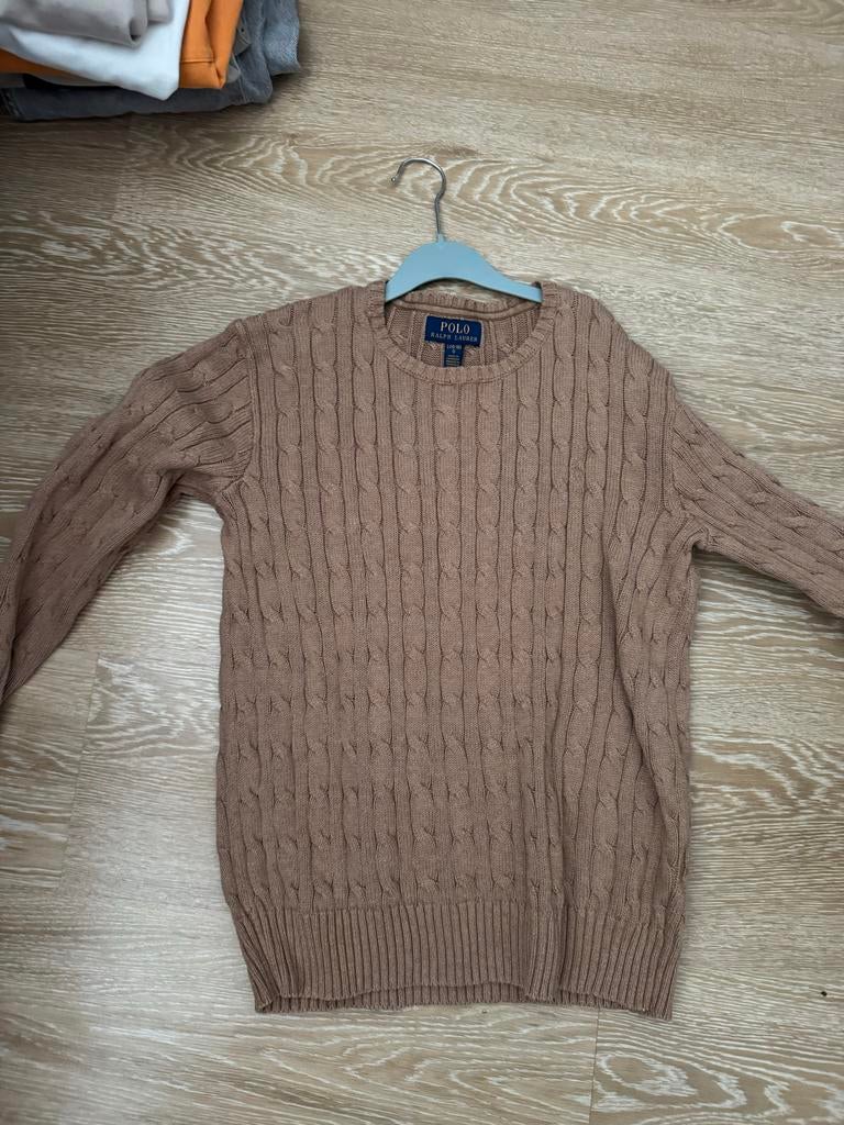Ralph Lauren kabeltrui maat 14 (164) - Valt smal, Trui of Vest, Ophalen of Verzenden, Zo goed als nieuw, Jongen