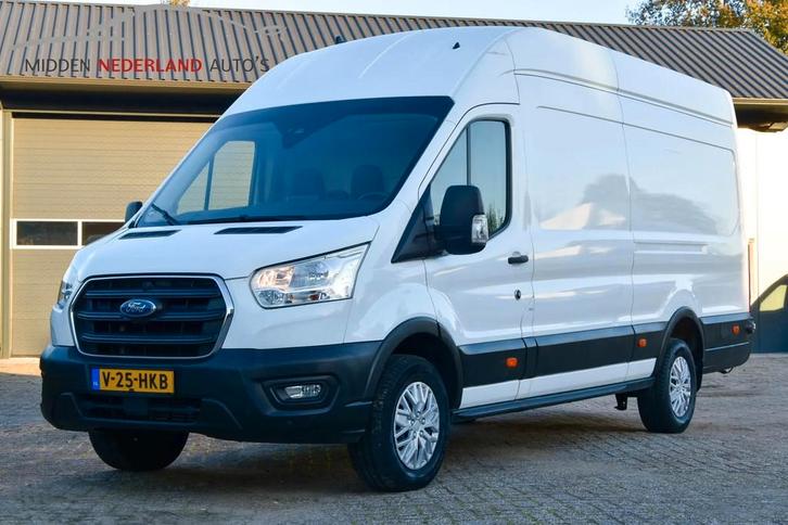 Ford Transit 350 2.0 TDCI L4H2 DC Trend RWD * CAMERA *, Auto's, Bestelauto's, Bedrijf, Te koop, 360° camera, ABS, Achteruitrijcamera