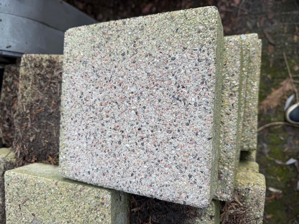 Terrastegel / betontegel 20x20x6 GRATIS, Tuin en Terras, Tegels en Klinkers, Ophalen of Verzenden, Zo goed als nieuw, Beton, Terrastegels