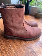Bruine leren laarsjes Timberland maat 35, Ophalen, Zo goed als nieuw, Meisje, Laarzen