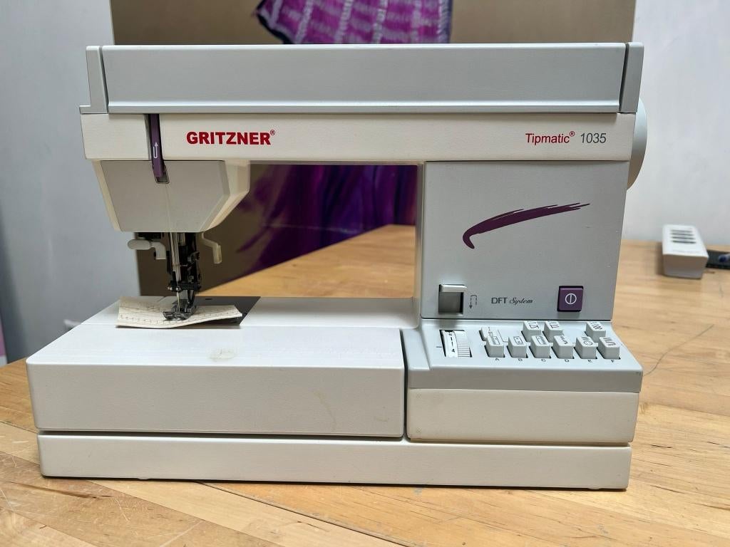 Gritzner Tipmatic 1035, Hobby en Vrije tijd, Naaimachines en Toebehoren, Gebruikt, Naaimachine, Overige merken, Ophalen of Verzenden