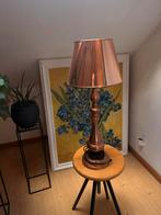 Rose gouden lamp met bolletje er nog in, Ophalen, Gebruikt, Metaal, 50 tot 75 cm