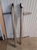 RVS side pipes met beugels v8 chevrolet Camaro, ford mustang, Auto-onderdelen, Uitlaatsystemen, Ophalen