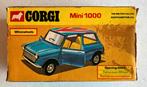 Mini 1000 blauw metallic Corgi # 200., Ophalen of Verzenden, Gebruikt, Auto