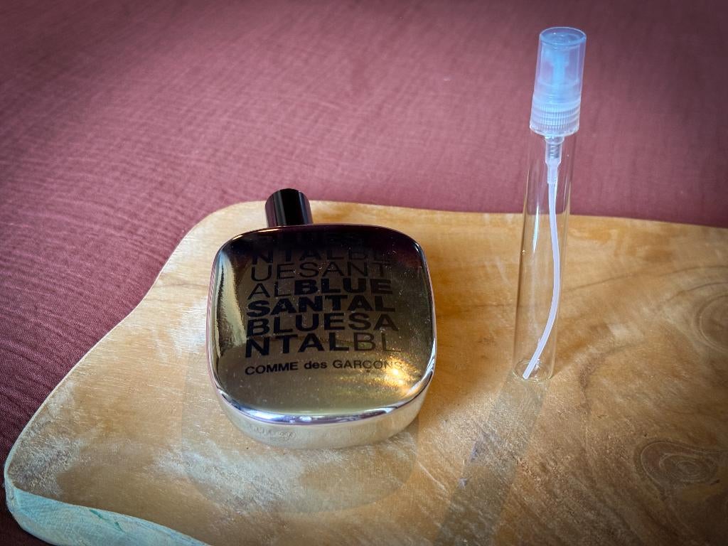 Comme des Garçons - Blue Santal sample/decant, Ophalen of Verzenden, Zo goed als nieuw