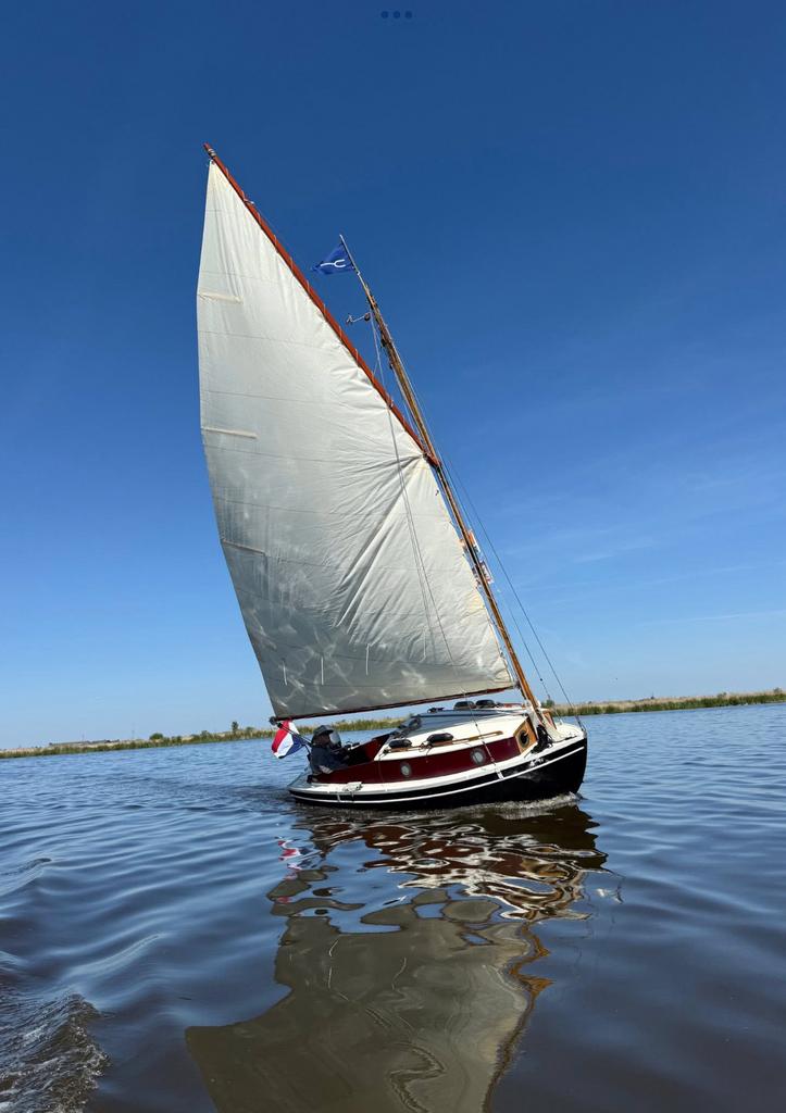 Zeilboot Catboat - Klassiek en Charmant, Watersport en Boten, Kajuitzeilboten en Zeiljachten, Ophalen, Gebruikt, Tourjacht of Cruiser