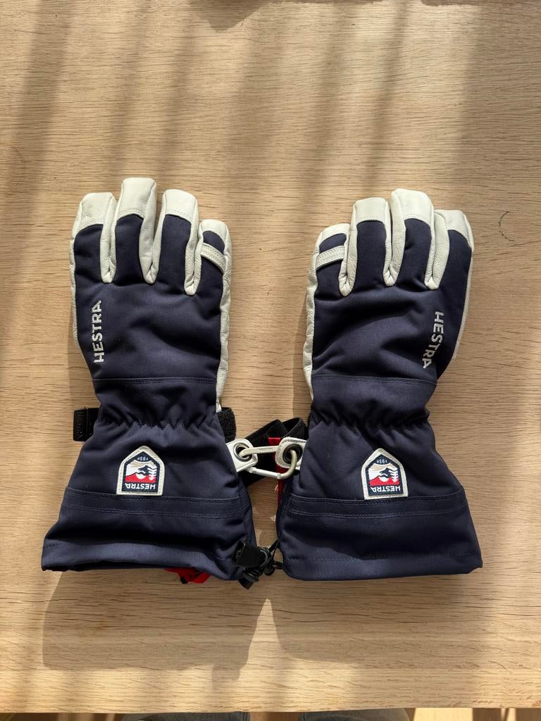 Hestra Skihandschoenen army leather heli ski navy blauw m9, Ophalen, Zo goed als nieuw, Overige maten, Overige typen