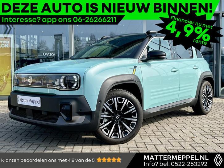 Renault 4 Comfort Range Iconic 52 kWh 150PK | SOH 99,8% | Pa, Auto's, Renault, Bedrijf, Te koop, ABS, Achteruitrijcamera, Adaptive Cruise Control