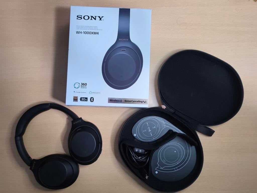 Sony WH-1000XM4 Koptelefoon | Zo goed als nieuw, Ophalen of Verzenden, Zo goed als nieuw, Over oor (circumaural), Draadloos