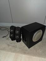 Logitech X-230 2.1 Luidsprekerset met Subwoofer, Ophalen of Verzenden, Gebruikt, Audiokanaal 2.1, Logitech