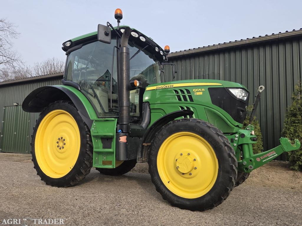 John Deere 6105R, Zakelijke goederen, Agrarisch | Tractoren, 5000 tot 7500, John Deere, 80 tot 120 Pk, Gebruikt