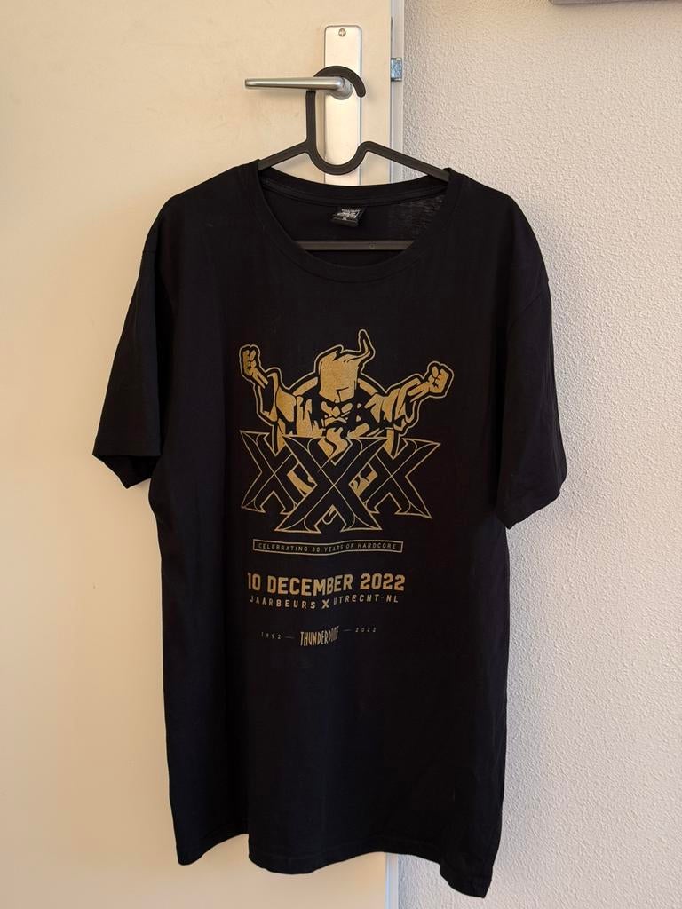 Thunderdome XXX line up shirt maat XL, Ophalen of Verzenden, Zo goed als nieuw, Maat 56/58 (XL), Zwart