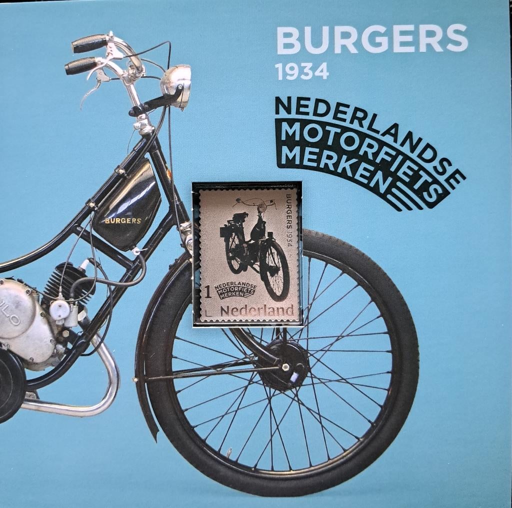 Zilveren postzegel Burgers 1934, Ophalen of Verzenden, Postfris