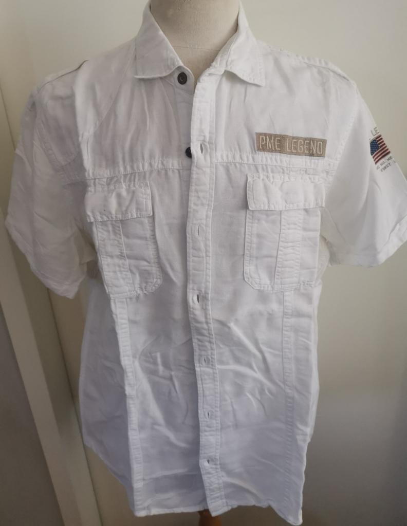 PME LEGEND Shirt maat 2XL, Verzenden, Wit, Zo goed als nieuw, Overige halswijdtes