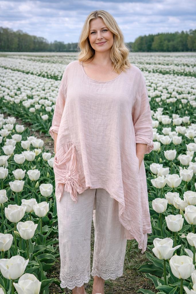 Linnen tuniek maat 2 Moonshine, Ophalen of Verzenden, Nieuw, Roze, Blouse of Tuniek