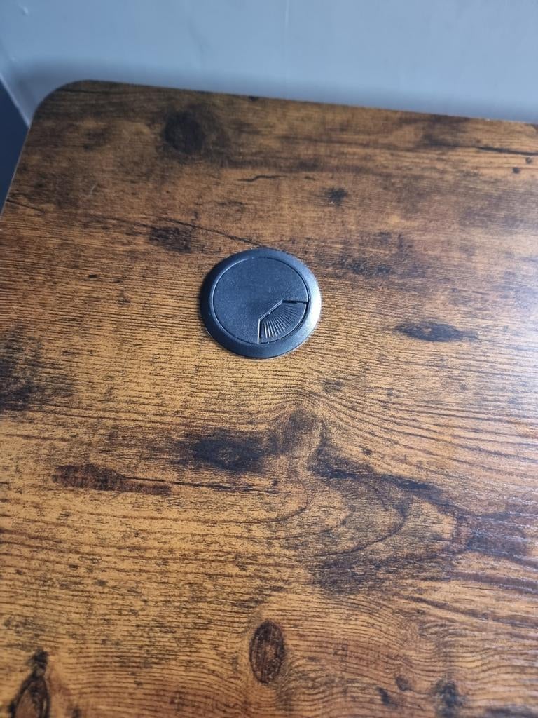 Sta en op bureau 160x70, Ophalen, In hoogte verstelbaar, Gebruikt, Bruin