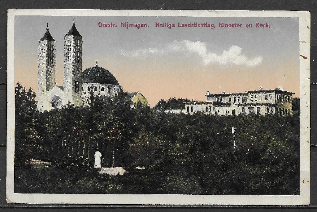 95. Nijmegen Klooster en Kerk beschreven, Ophalen of Verzenden, Voor 1920, Gelopen, Gelderland