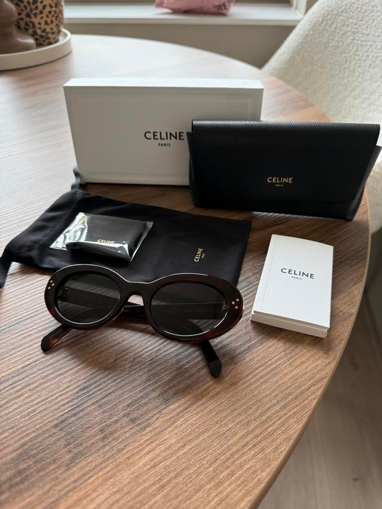 Celine CL40193l Zonnebril, Overige merken, Zonnebril, Bruin, Ophalen of Verzenden