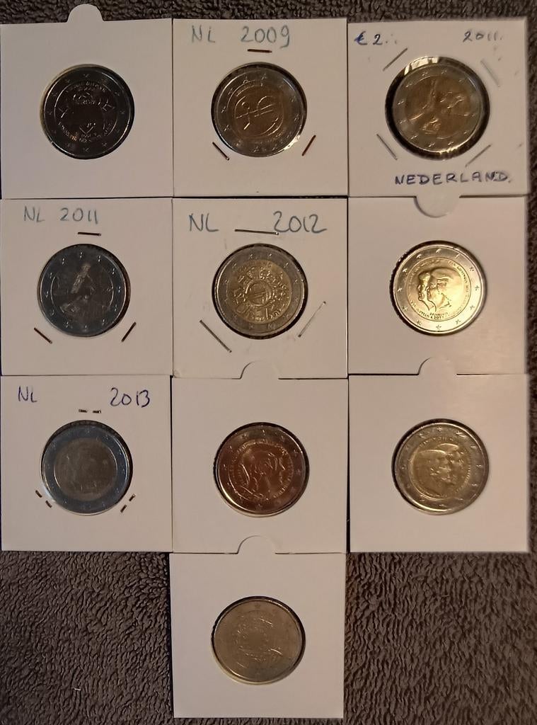 Herdenkingsmunten Nederland, Postzegels en Munten, Munten | Europa | Euromunten, Ophalen of Verzenden, Overige landen, 2 euro