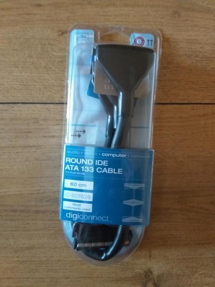 Digiconnect Round IDE ATA 133 Kabel 60 cm, Computers en Software, Pc- en Netwerkkabels, Nieuw, Ophalen of Verzenden