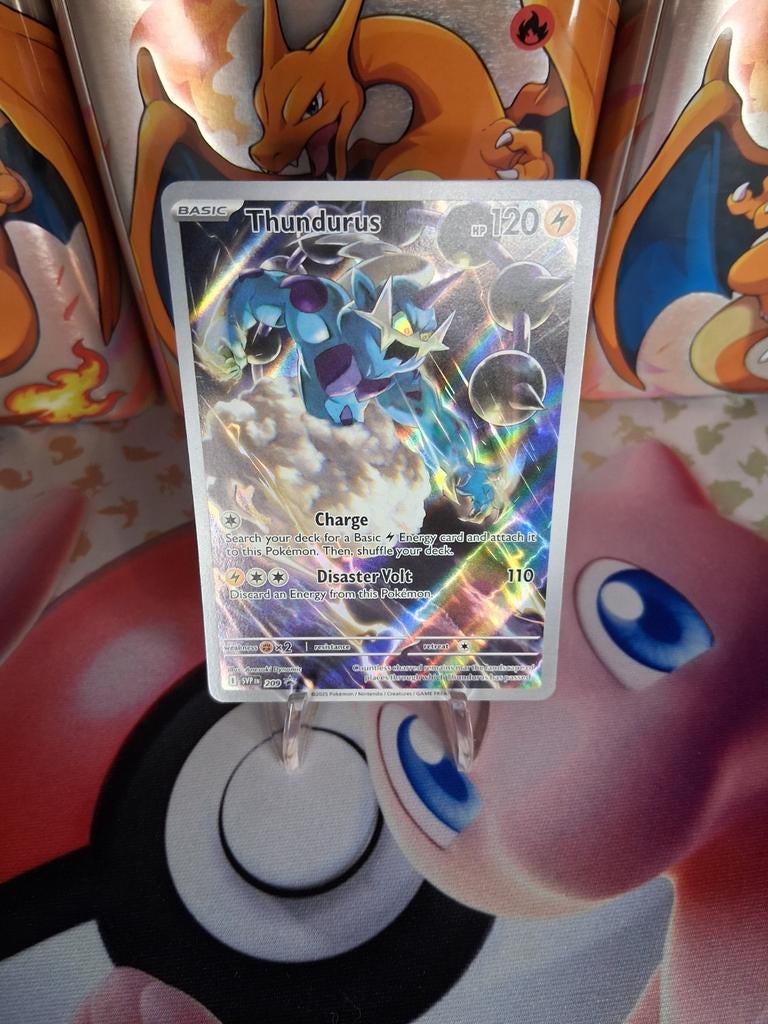Thundurus V Full Art Pokémon Kaart (Engels), Ophalen of Verzenden, Zo goed als nieuw, Losse kaart, Foil