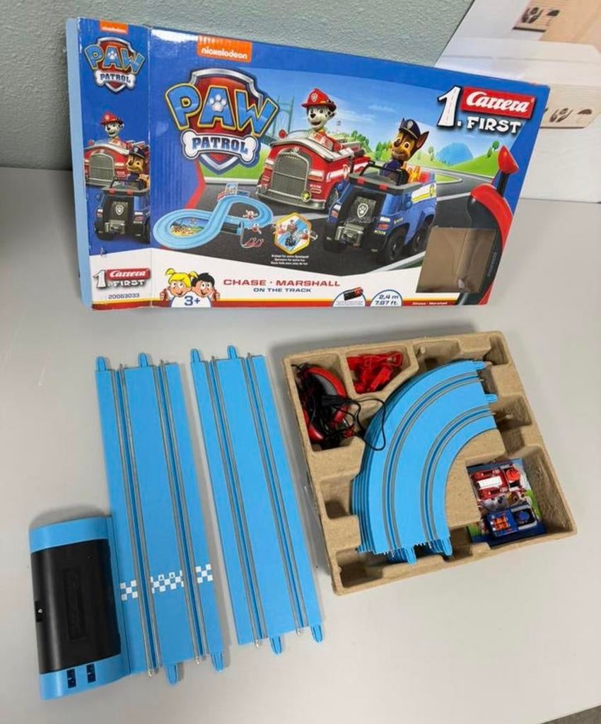 Carrera FIRST Racebaan PAW Patrol - Rescue Chase Marshall, Racebaan, Zelf te bouwen, Carrera, Nieuw