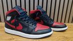 Nike Air Jordan 1 Mid, rood/zwart maat 47/US12,5 zgan, Zwart, Nike, Ophalen of Verzenden, Sneakers of Gympen