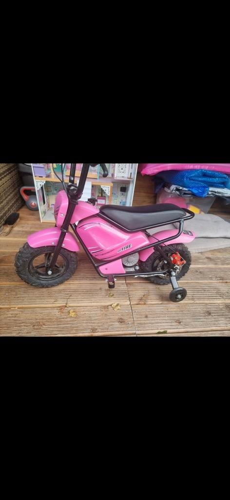 Roze elektrische mini bike voor kinderen, Fietsen en Brommers, Minibikes, Midibikes en Pitbikes, Ophalen, Zo goed als nieuw, Overige typen