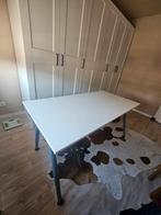 IKEA Galant Bureau 160x80 cm - Wit, Huis en Inrichting, Bureaus, Ophalen, In hoogte verstelbaar, Gebruikt, Bureau