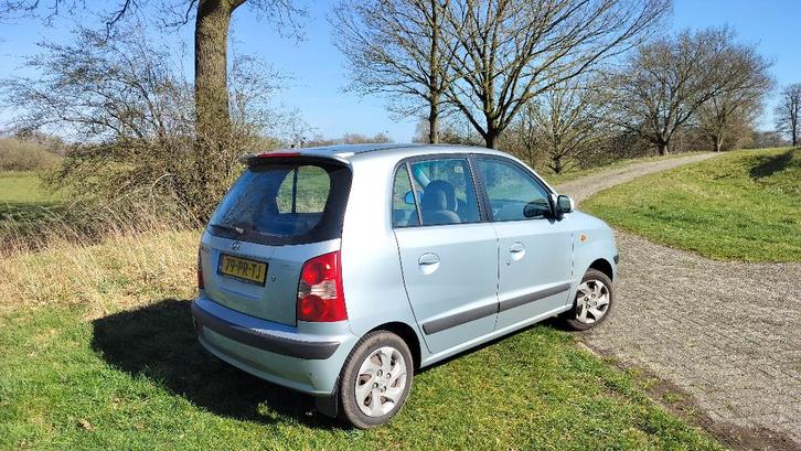 Hyundai Atos 1.1 AUT 2004 Blauw, Auto's, Hyundai, Particulier, Atos, Benzine, E, Hatchback, Automaat, Origineel Nederlands, Blauw