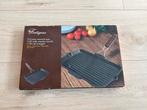 Nieuwe Fontignac Gietijzeren Grillpan met Houten Handvat, Ophalen of Verzenden, Nieuw, Tafelgrill