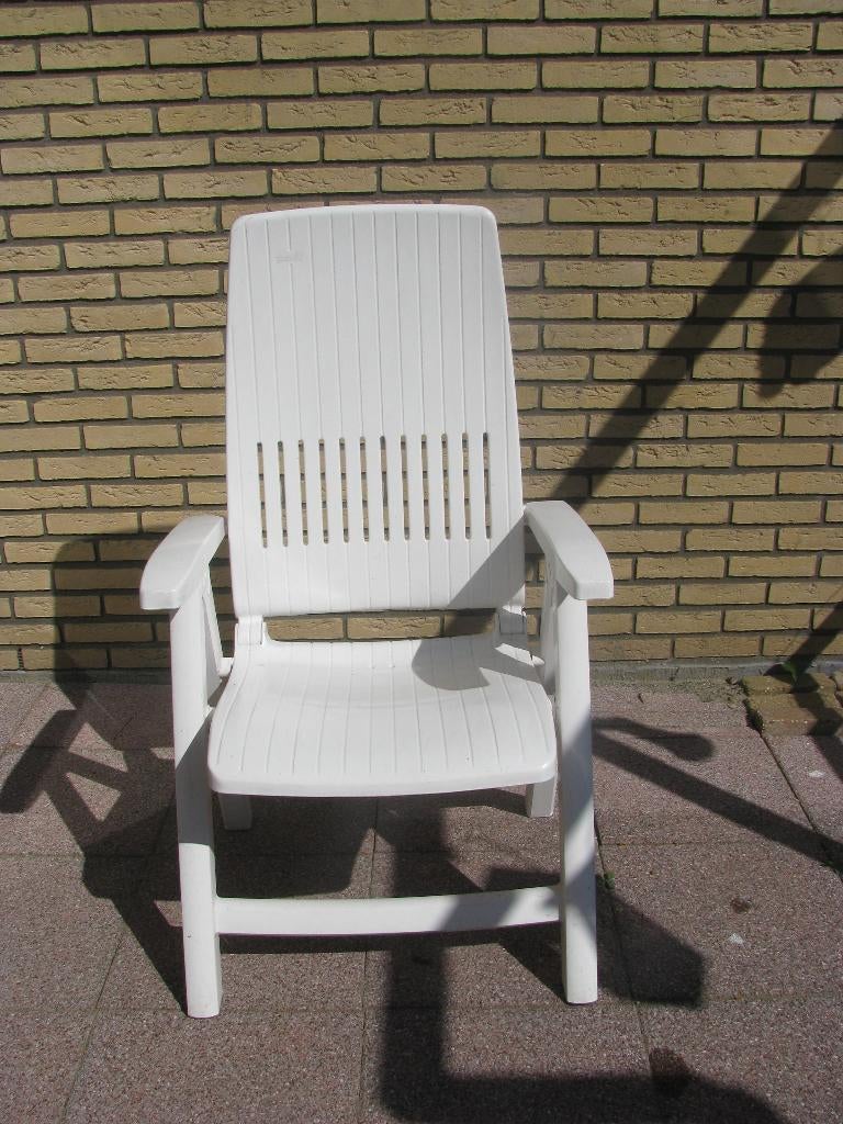 tuinmeubelen, Tuin en Terras, Tuinstoelen, Gebruikt, Kunststof, Verstelbaar, Ophalen