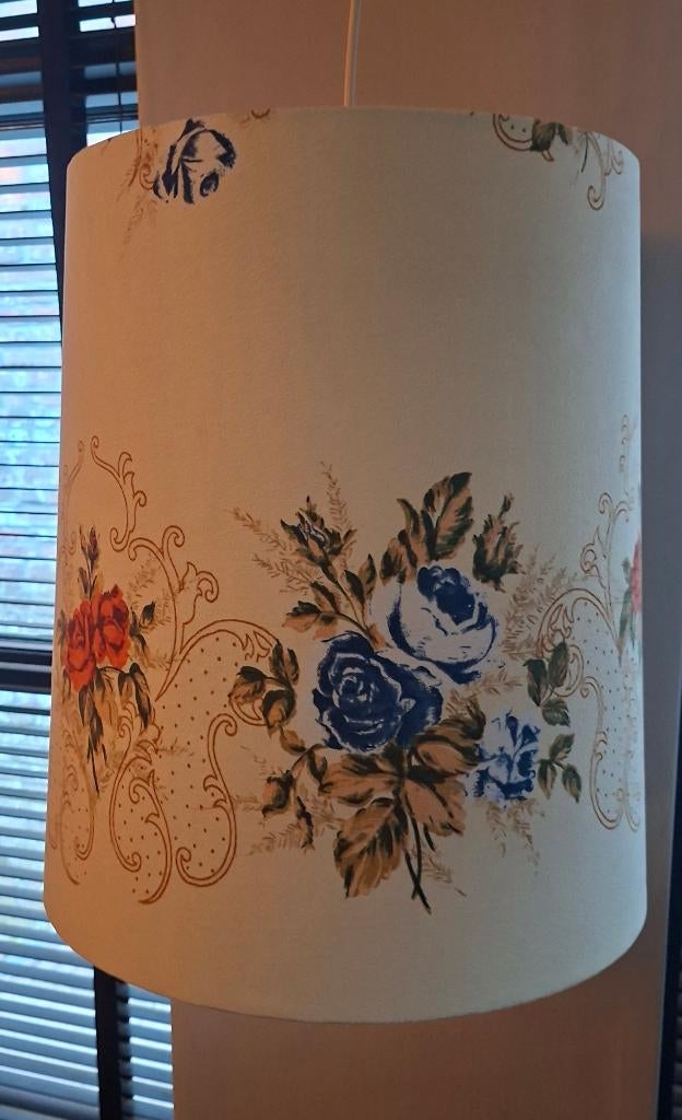 Grote lampenkap Vintage, Huis en Inrichting, Lampen | Lampenkappen, Groen, 25 tot 50 cm, Ophalen of Verzenden, Zo goed als nieuw