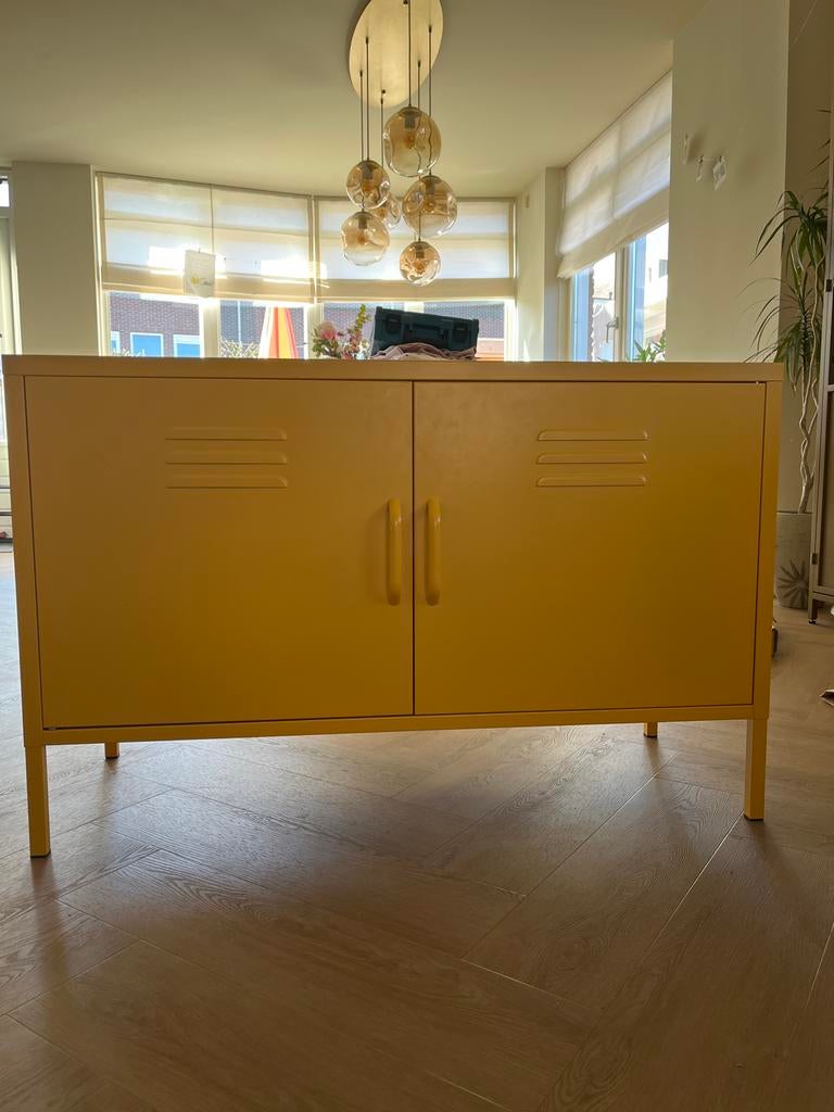 Maxima Vida Finn lockerkastje geel, 100x40x64cm, Ophalen, Zo goed als nieuw