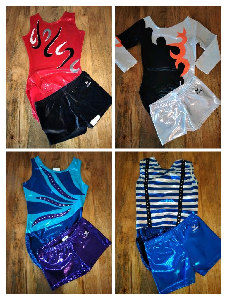 Diverse turnpakjes met turnbroekjes maat 168 Goedkoop, Kindermaat 146 t/m 176, Ophalen of Verzenden, Nieuw, Turnpak(je)