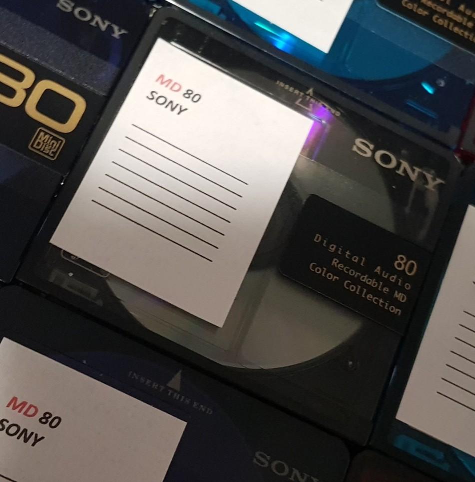 9 Stuks Sony MD 80 MiniDisc Digital Audio Recordable, Verzenden