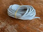 2 maal 450cm Witte Speakerkabel 2 X 0,75 mm2., Ophalen of Verzenden, Gebruikt, 5 tot 10 meter, Luidsprekerkabel